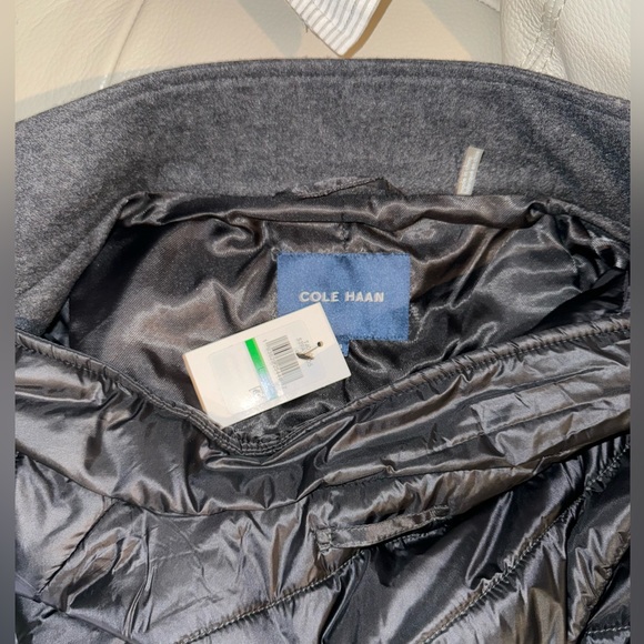 Cole Haan Men's Melton Wool 3 in 1 Car Coat - Picture 3 of 4